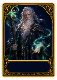 Merlin, legendary card