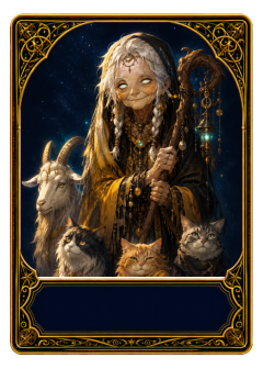 Old Mother Nutcombe, common card