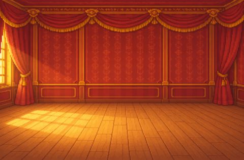 Gryffindor Dorm, an empty room with no furniture placed yet