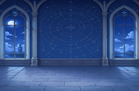 Ravenclaw Dorm, an empty room with no furniture placed yet