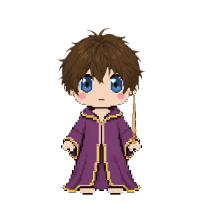 Avatar: Wizard · Wizengamot Robes, Messy, Oak Wand
