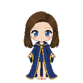 Avatar: Witch · Sapphire Robes, Shoulder Length