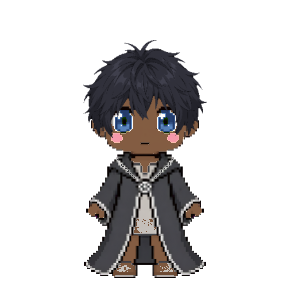 Avatar: Wizard · Charcoal Robes, Messy