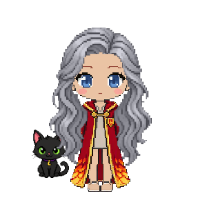 Avatar: Black Cat, Witch · Phoenix Robes, Long Wavy