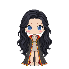 Avatar: Witch · Gryffindor Robes, Long Wavy