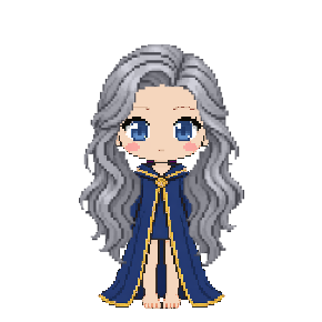 Avatar: Witch · Sapphire Robes, Long Wavy