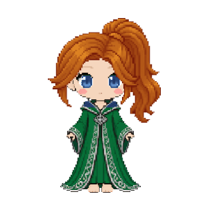 Avatar: Witch · Emerald Robes, Ponytail