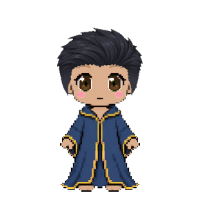 Avatar: Wizard · Sapphire Robes, Undercut