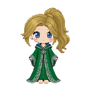 Avatar: Witch · Emerald Robes, Ponytail