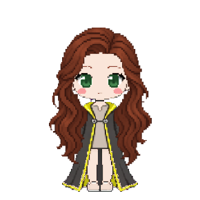 Avatar: Witch · Hufflepuff Robes, Long Wavy