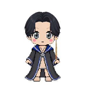 Avatar: Wizard · Ravenclaw Robes, Curtains, Oak Wand