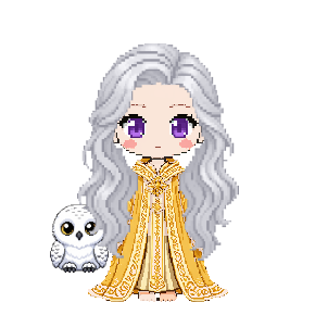 Avatar: Snowy Owl, Witch · Gilded Robes, Long Wavy