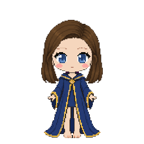 Avatar: Witch · Sapphire Robes, Shoulder Length