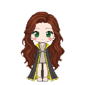 Avatar: Witch · Hufflepuff Robes, Long Wavy