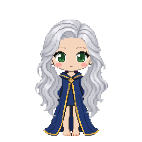 Avatar: Witch · Sapphire Robes, Long Wavy