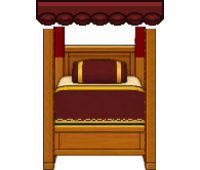 Gryffindor Four-Poster, furniture for your dorm