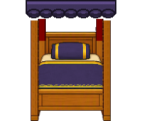 Amethyst Four-Poster, furniture for your dorm