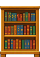 Tall Bookshelf, furniture for a clubhouse