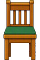 Wooden Chair, furniture for a clubhouse