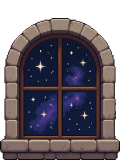 Arched Window, wall decor for a clubhouse